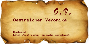 Oestreicher Veronika névjegykártya
